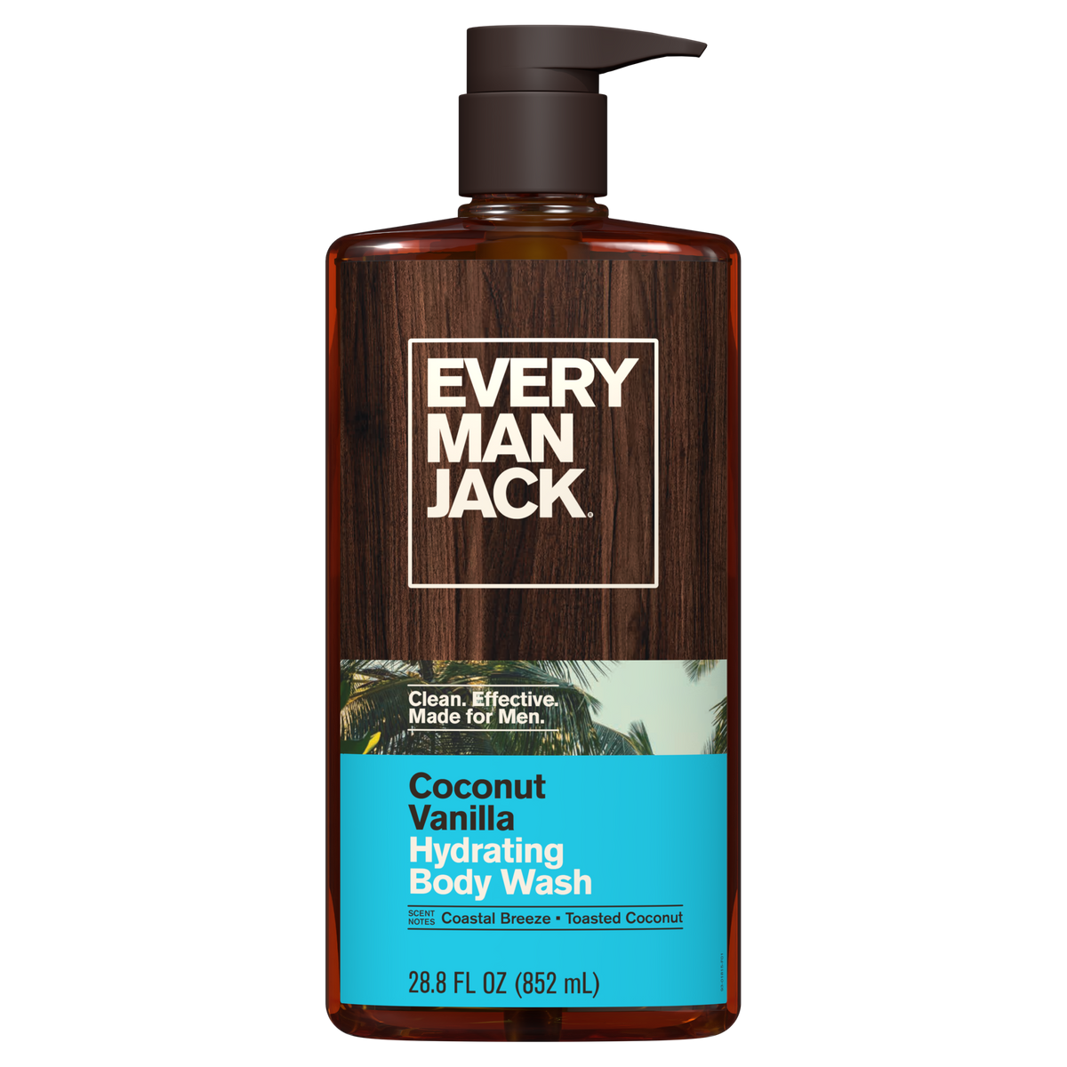Every Man Jack Body Wash, Coconut & Vanilla 852ml