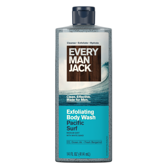Every Man Jack Exfoliating Body Wash, Pacific Surf