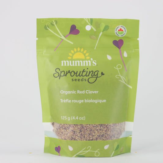 Mumm's Certified Organic Red Clover Sprouting Seeds, 125g