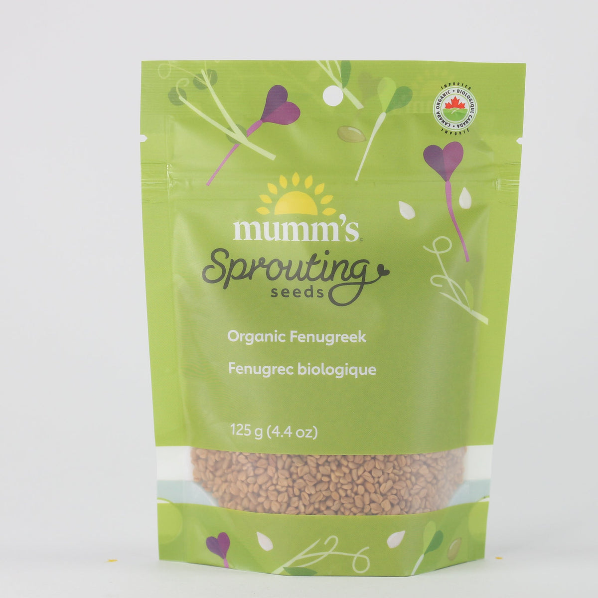 Mumm's Certified Organic Fenugreek Sprouting Seeds, 125g