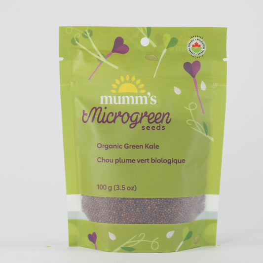 Mumm's Certified Organic Green Kale Sprouting Seeds, 100g