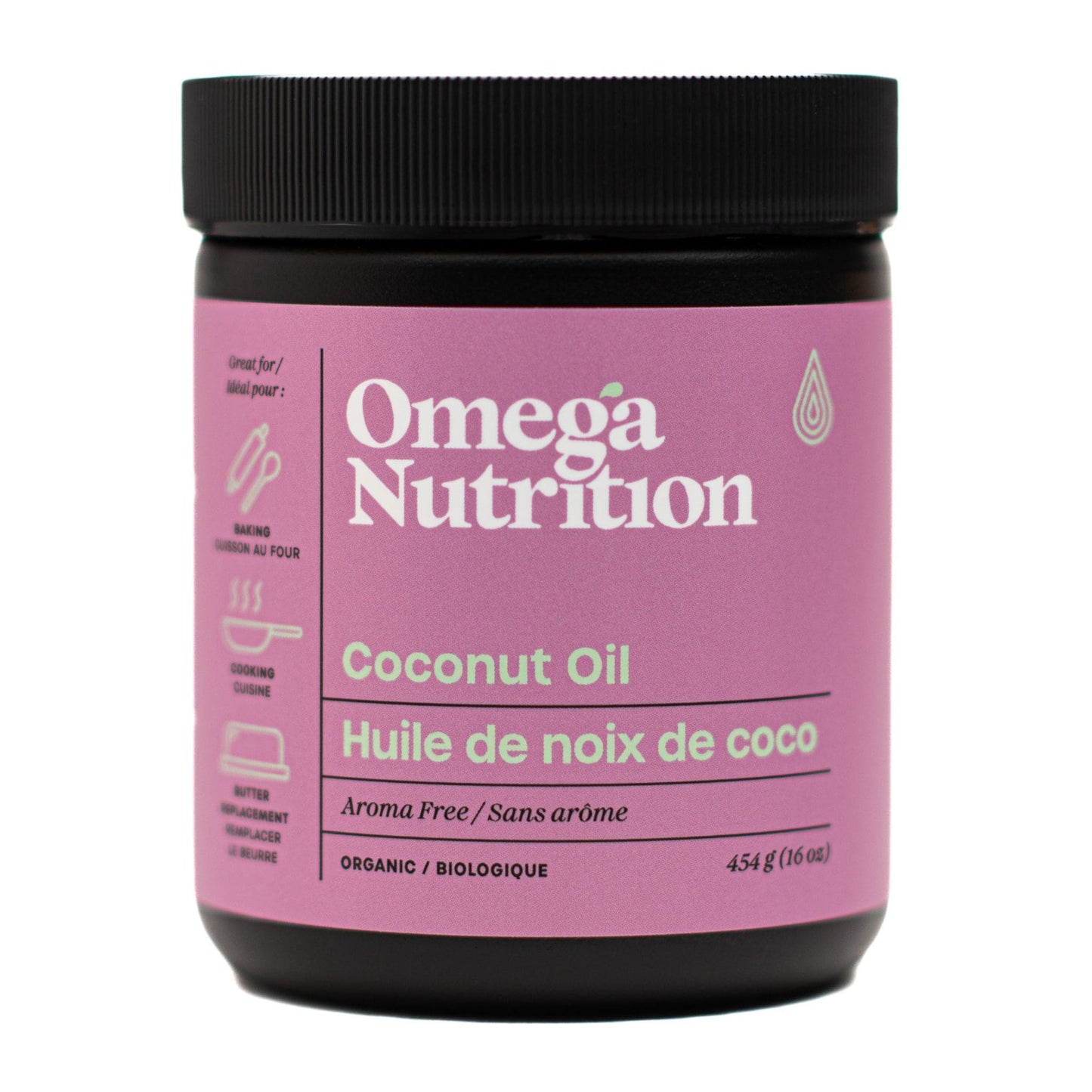 454g | Omega Nutrition Coconut Oil Aroma Free