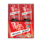 Primal Spirit Foods Primal Strips Vegan Jerky, Plant-Based Seitan, Soy and Shiitake Strips, 6 Flavours, Box of 24 x 28g - Hot & Spicy