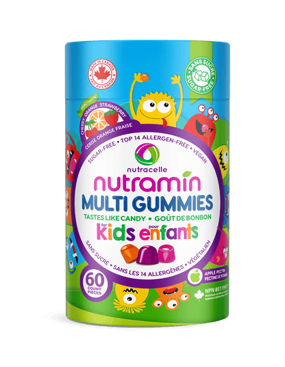 Nutramin Kids Vegan Multivitamin Gummies, 60 Gummies