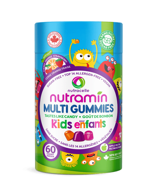 Nutramin Kids Vegan Multivitamin Gummies, 60 Gummies