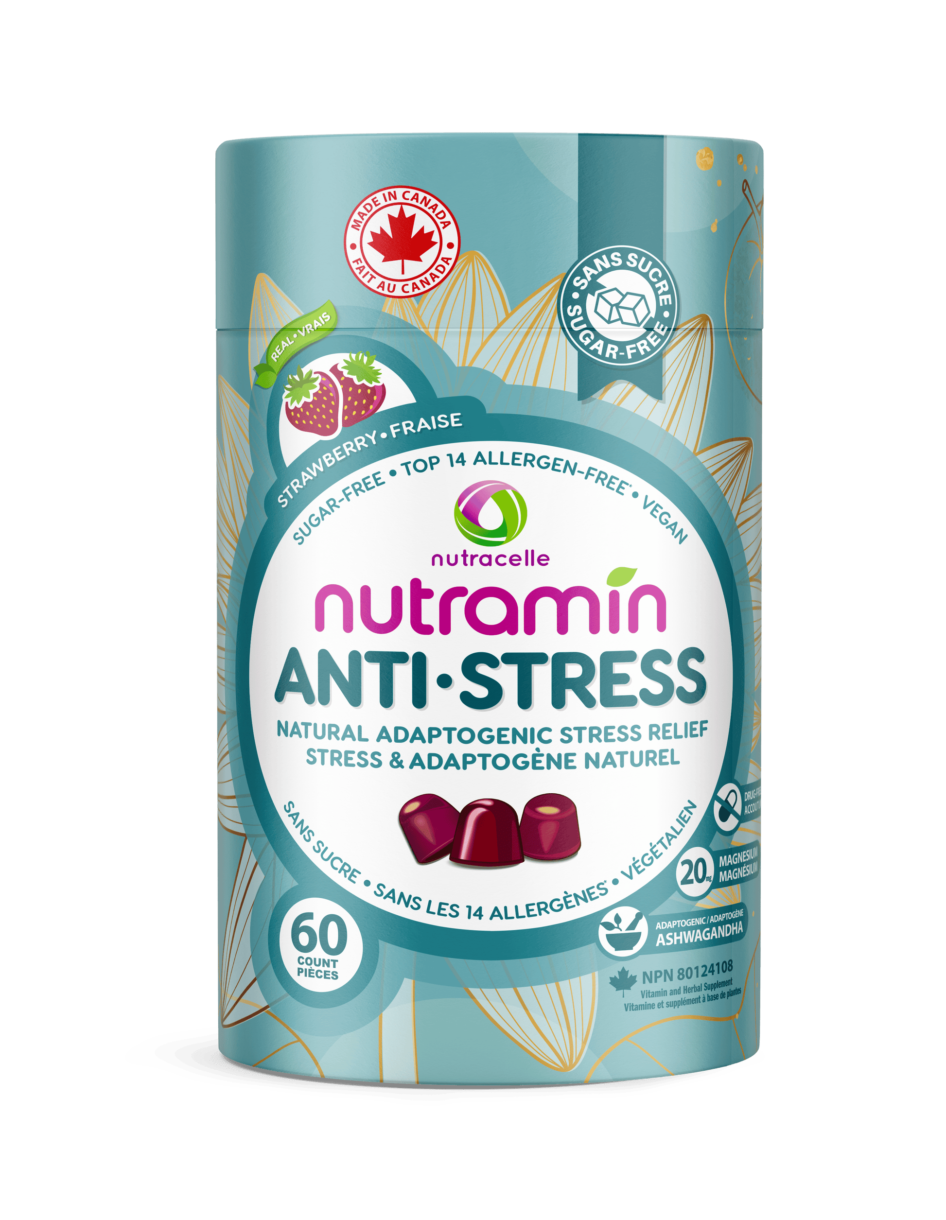 60 Vegan Gummies | Nutramin Anti Stress Gummies