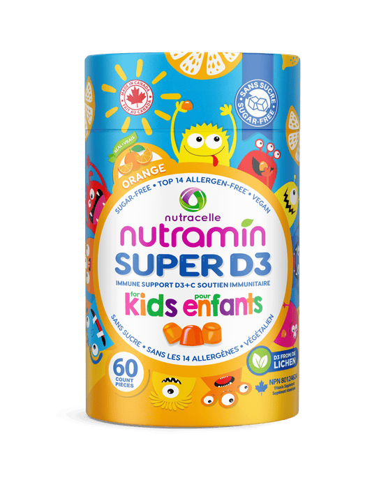 60 Vegan Gummies | Nutramin Kids Super D3 Gummies