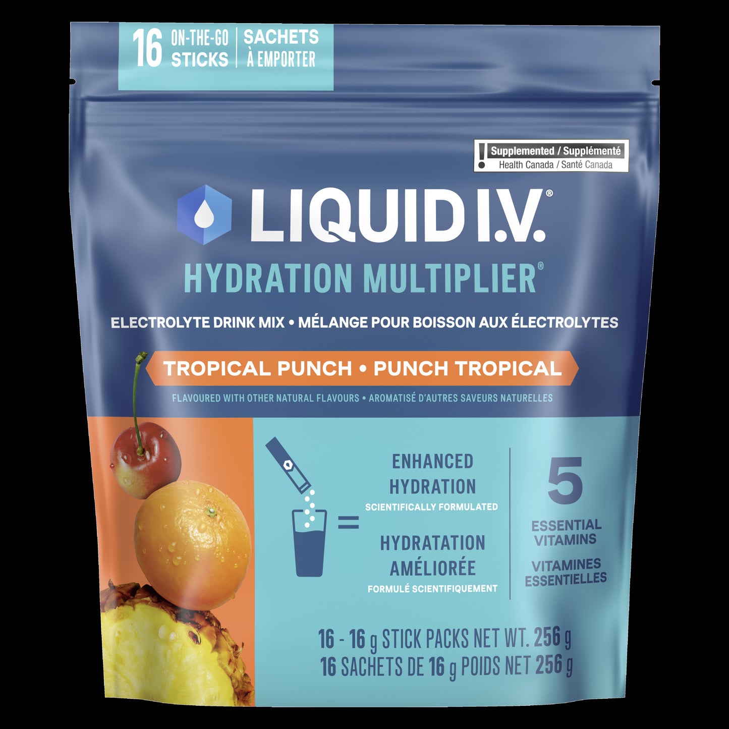 Liquid I.V. Hydration Multiplier, Electrolyte Drink Mix with 3x the Electrolytes of Leading Sports Drinks, 3, 6 or 16 Stick Packs