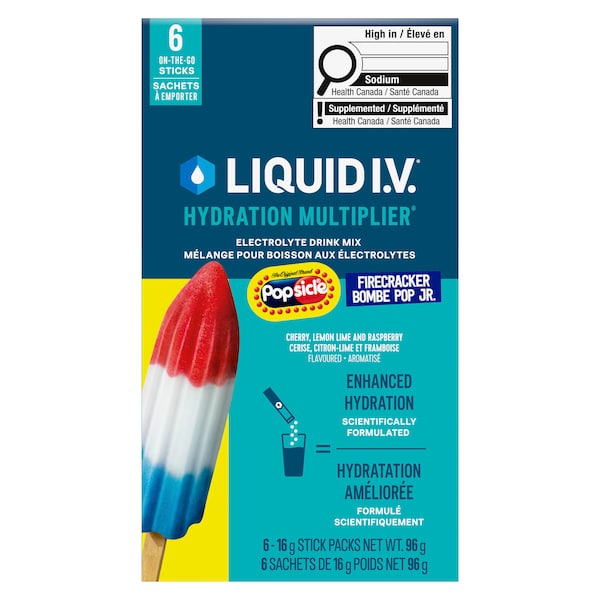 Liquid I.V. Hydration Multiplier, Electrolyte Drink Mix with 3x the Electrolytes of Leading Sports Drinks, 3, 6 or 16 Stick Packs