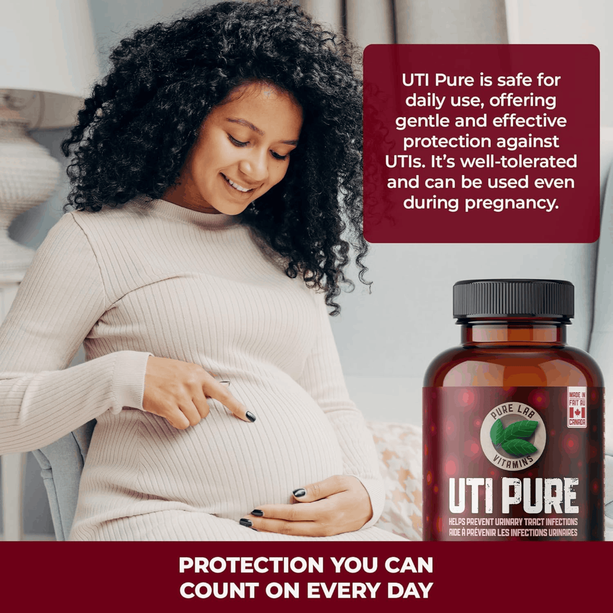 120 Vegetable Capsules | Pure Lab Vitamins UTI Pure