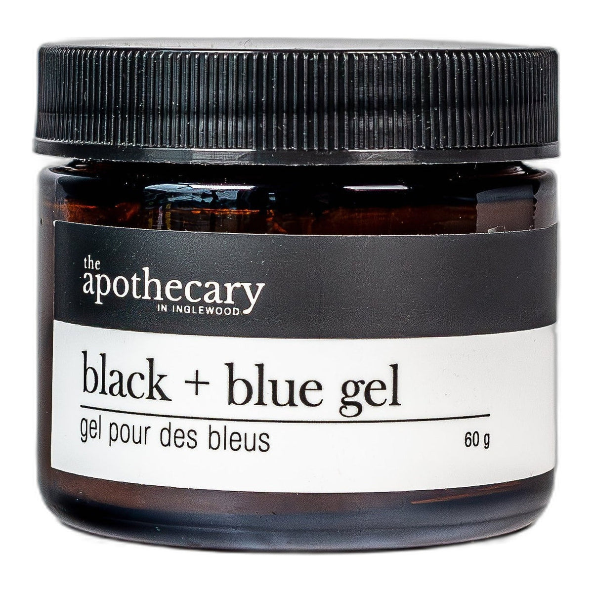 The Apothecary in Inglewood Black + Blue Gel with Comfrey, Helichrysum, Lavandin and Frankincense Oils, Soothing Skin Gel, 60g