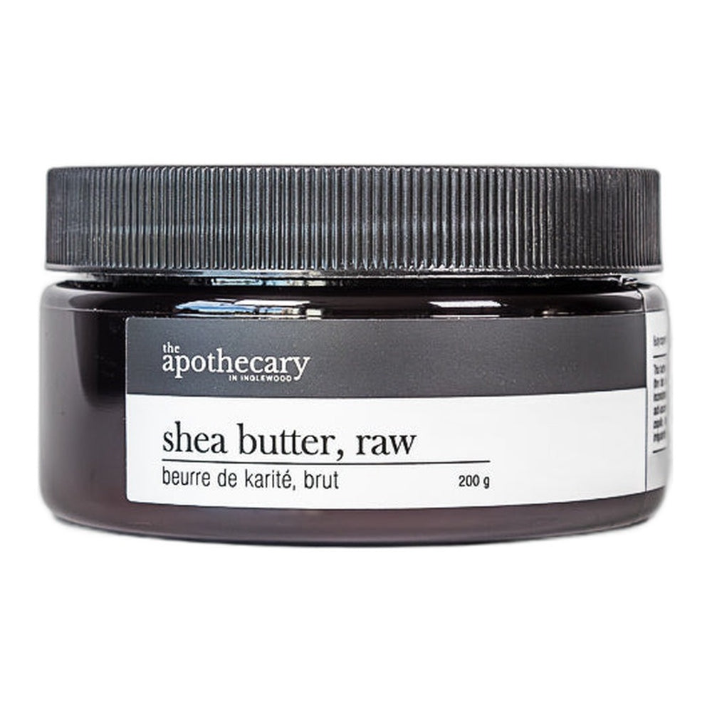 The Apothecary in Inglewood Raw Shea Butter, 100% Unrefined Organic Shea Butter for Skin and Hair, 200g