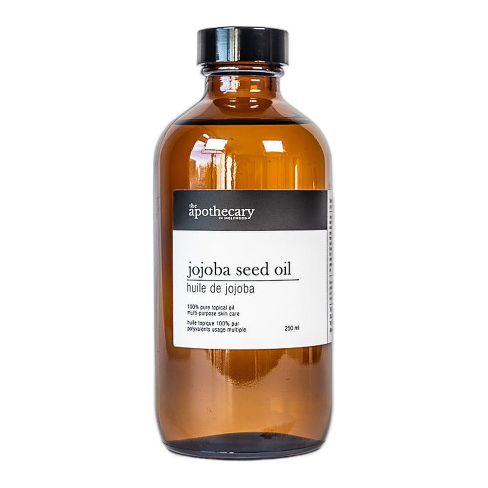 The Apothecary in Inglewood Jojoba Seed Oil, Cold-Pressed Unrefined Jojoba for Skin and Hair, Hexane-Free, 250ml