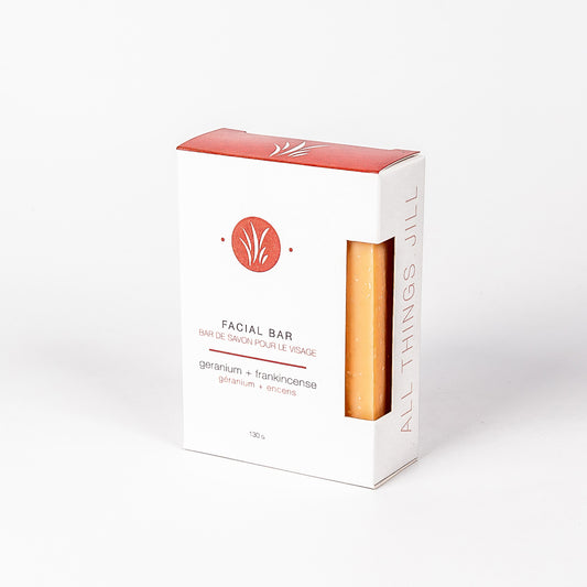 All Things Jill Geranium + Frankincense Facial Bar - 130g