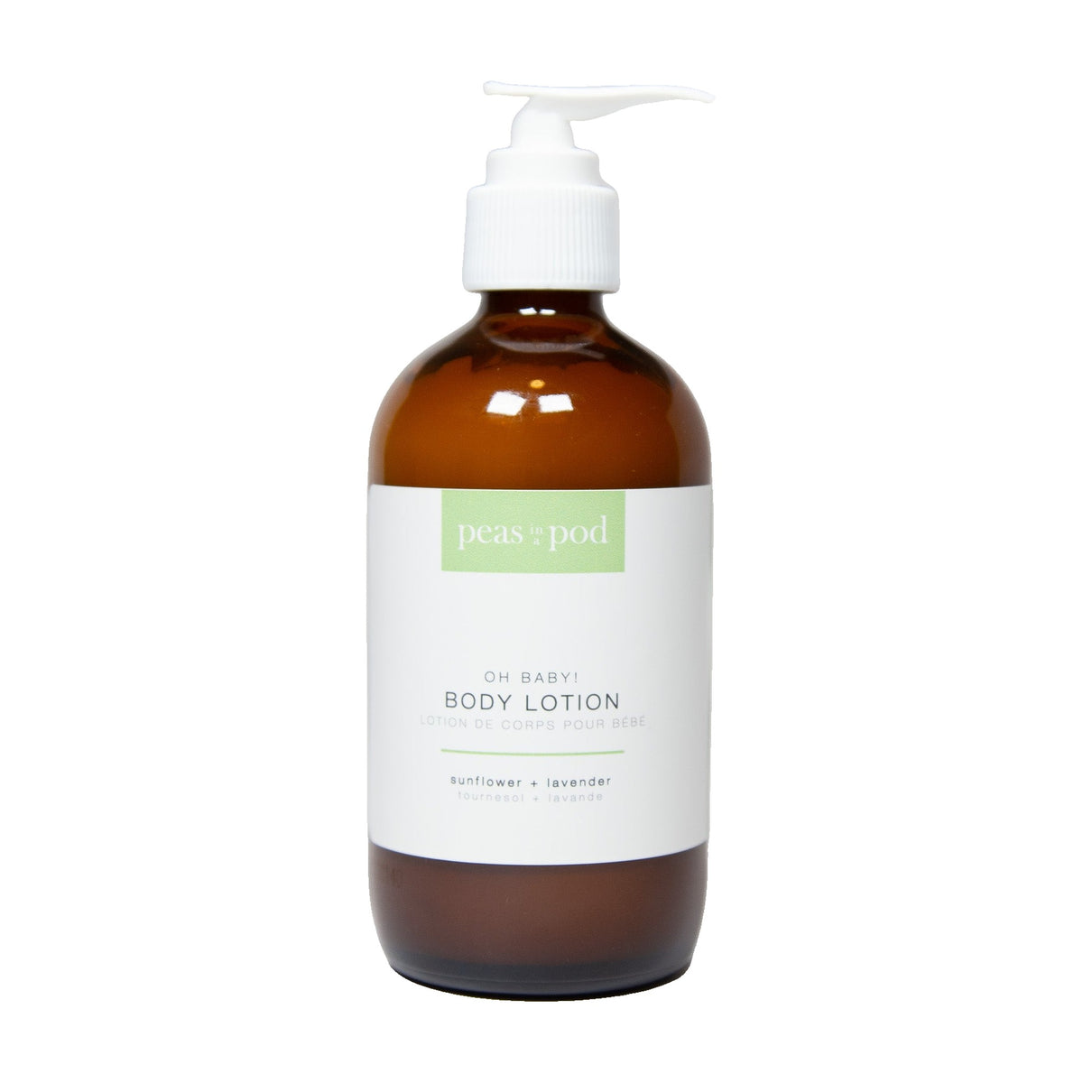 Peas In A Pod Oh Baby! Body Lotion, Daily Baby Moisturizer with Mango Butter, Sunflower and Jojoba, 230ml