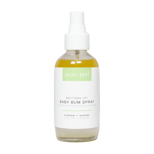Peas In A Pod Bottoms Up! Baby Bum Spray, Aloe and Plant Oil Diaper Change Spray with Calendula, 125ml