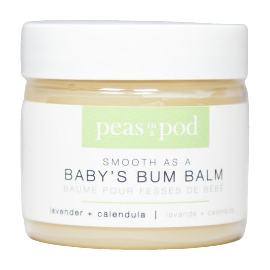 Peas In A Pod Smooth as a Baby's Bum Balm, Petroleum-Free Diaper Balm with Calendula and Chamomile, 50g or 100g - 50g