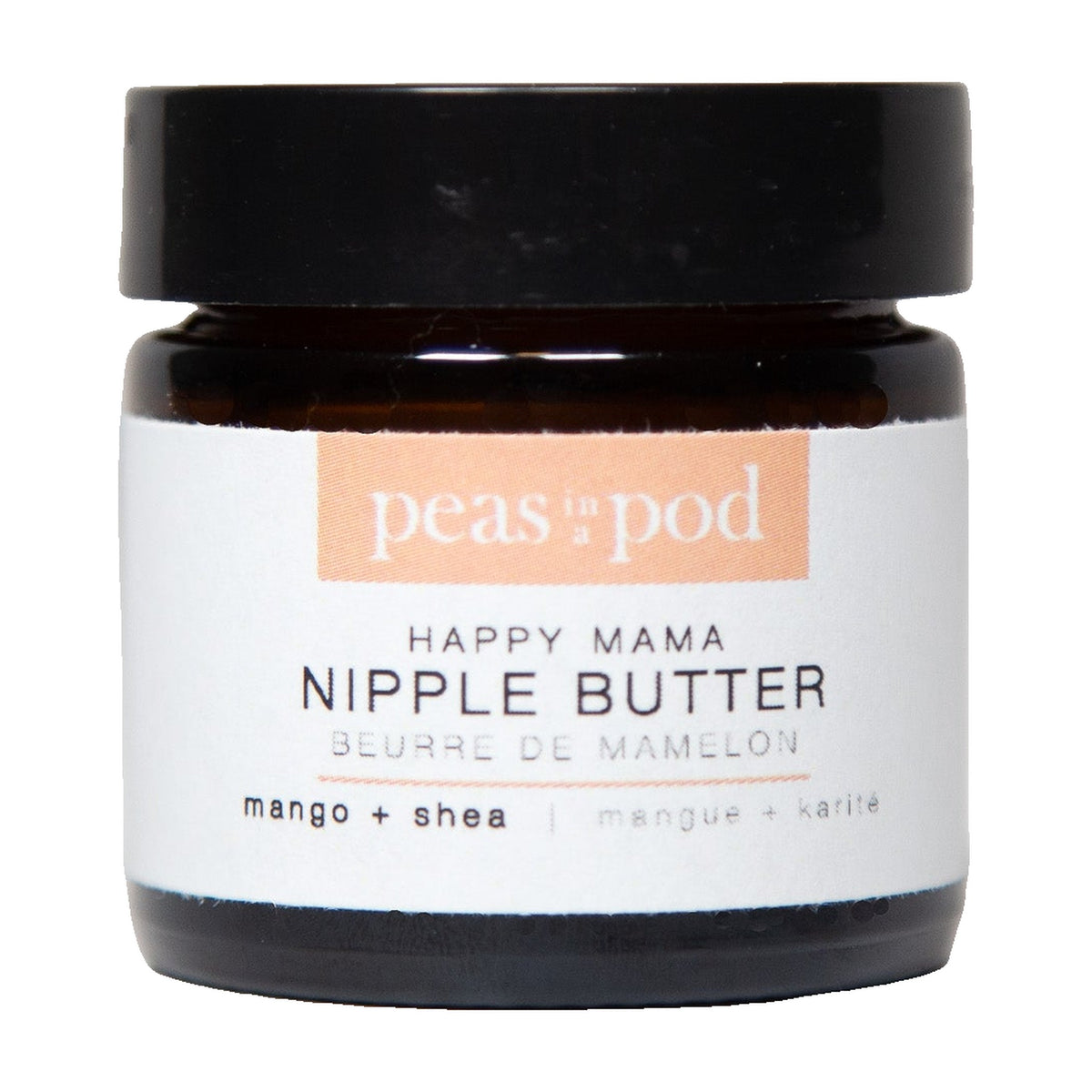 Peas In A Pod Happy Mumma Nipple Butter, Breastfeeding Balm with Cocoa, Shea and Mango Butters, 25g