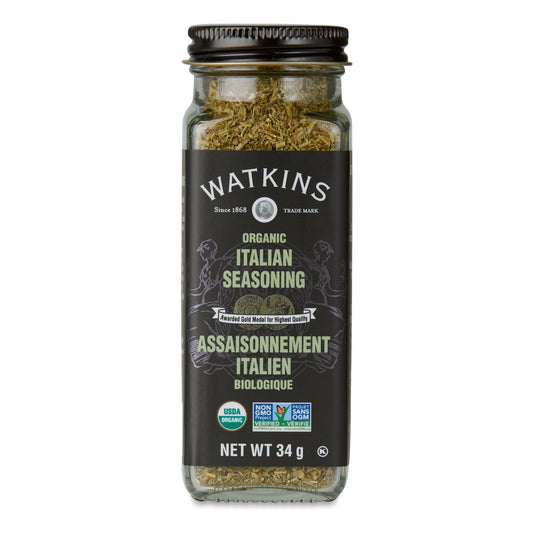 Watkins Organic Herb and Spice Blends, Pack of 3 Jars - Italian Seasoning, 3 x 34g