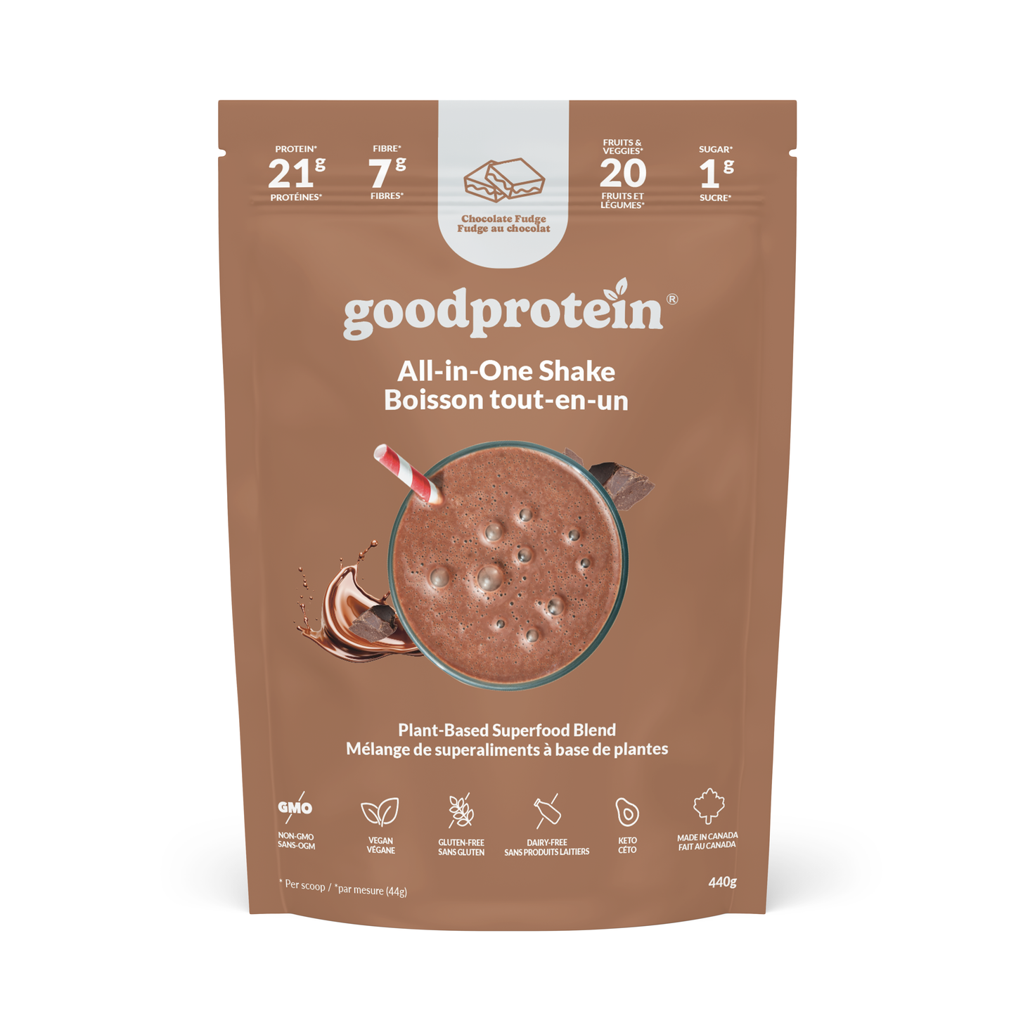 Good Protein All-in-One Chocolate Fudge 440g