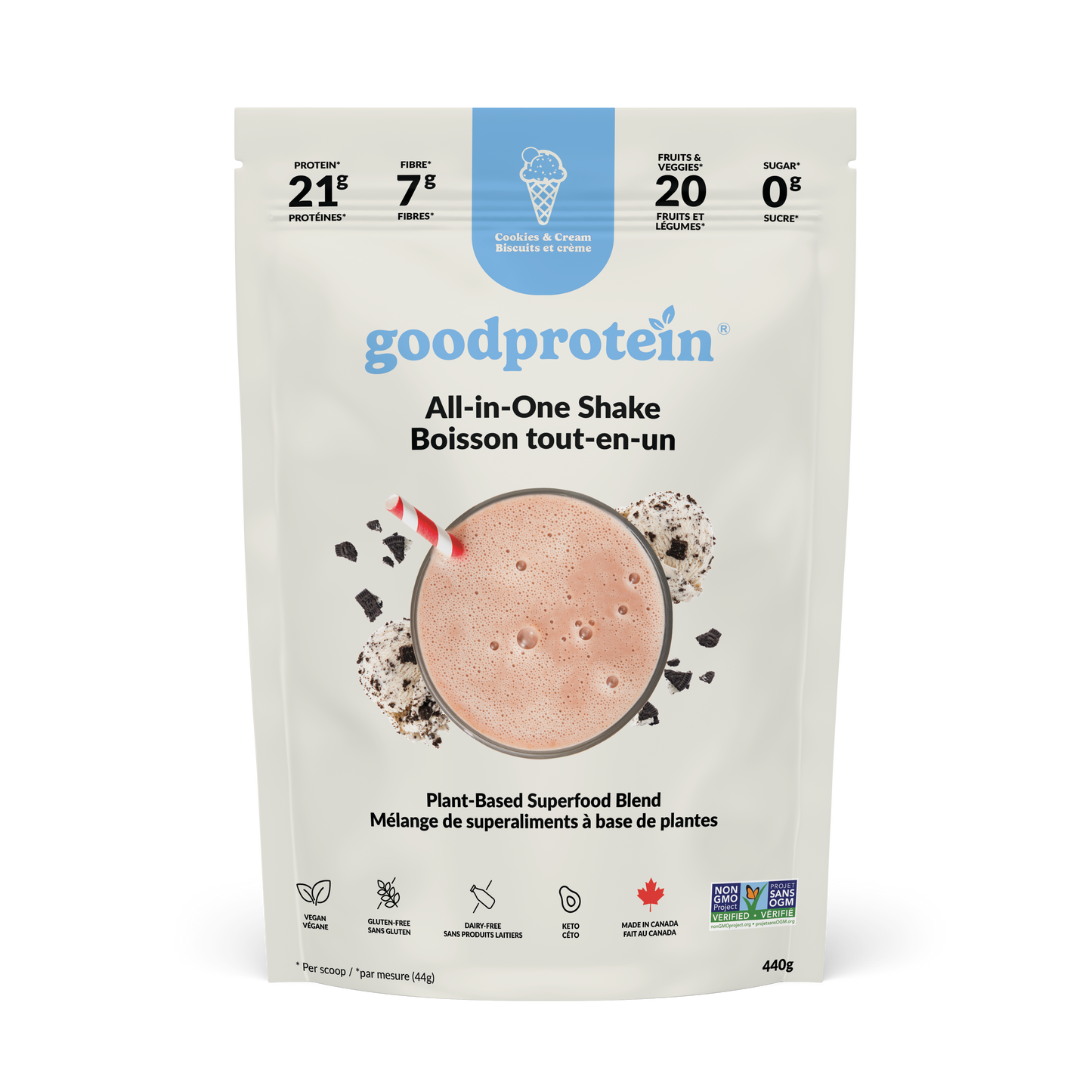 Good Protein All-in-One Cookies & Cream 440g