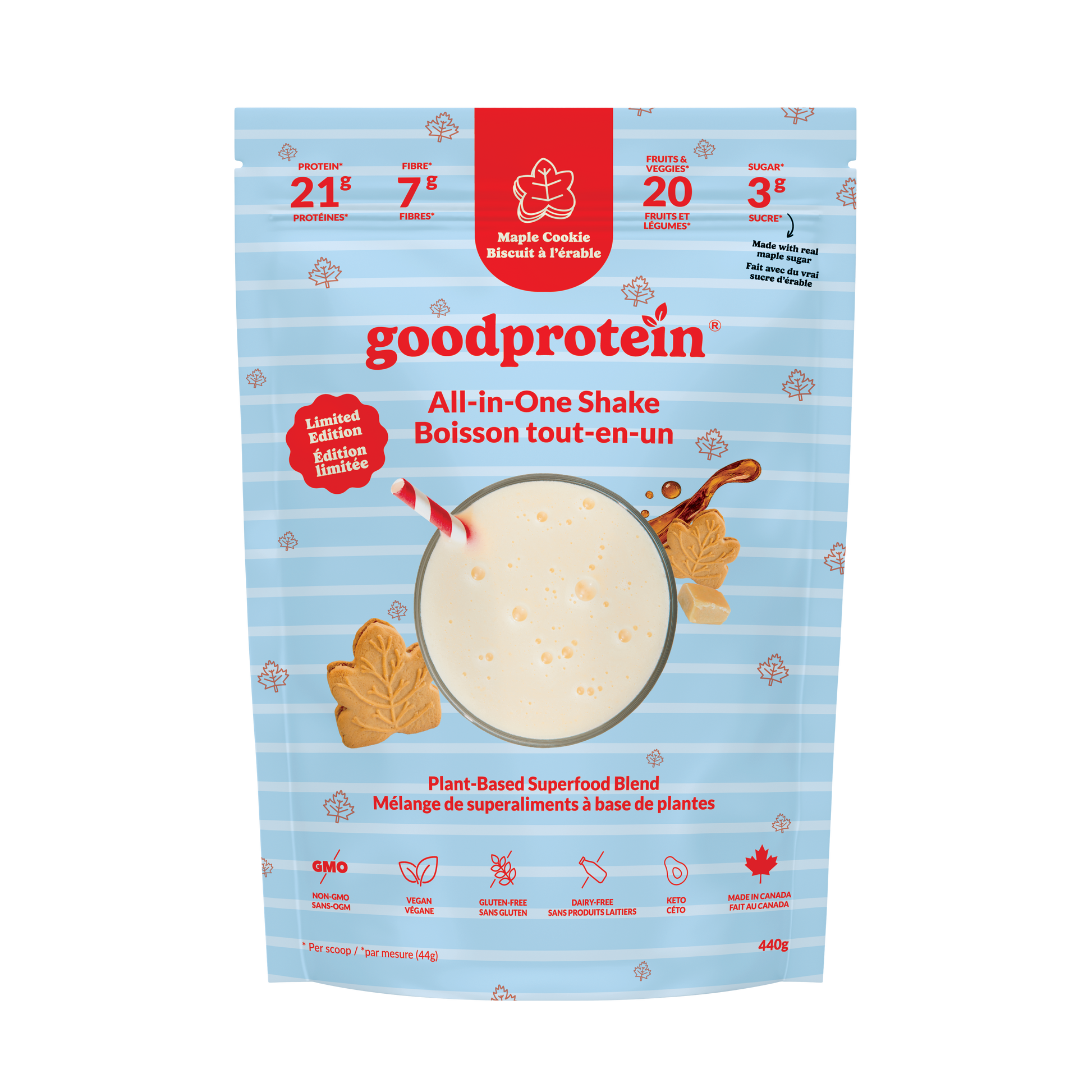 Good Protein All-in-One Maple Cookie 440g