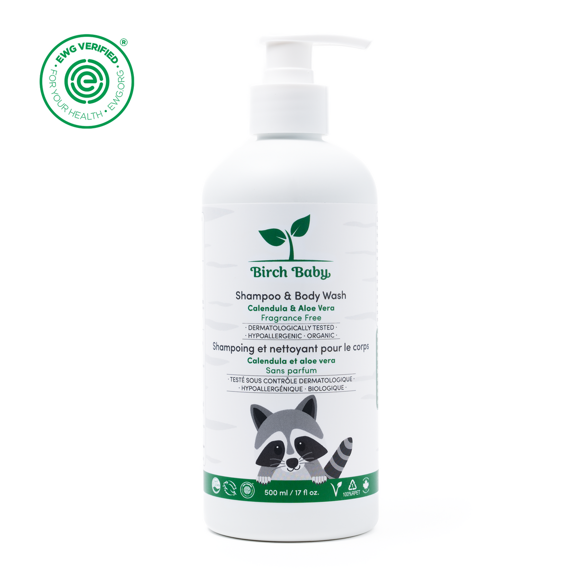 Birch Babe Baby Shampoo and Body Wash - Fragrance Free