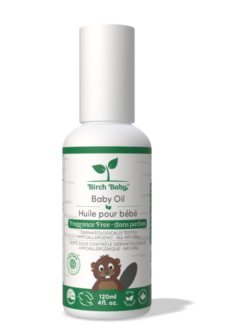 Birch Babe Baby Oil - Fragrance Free