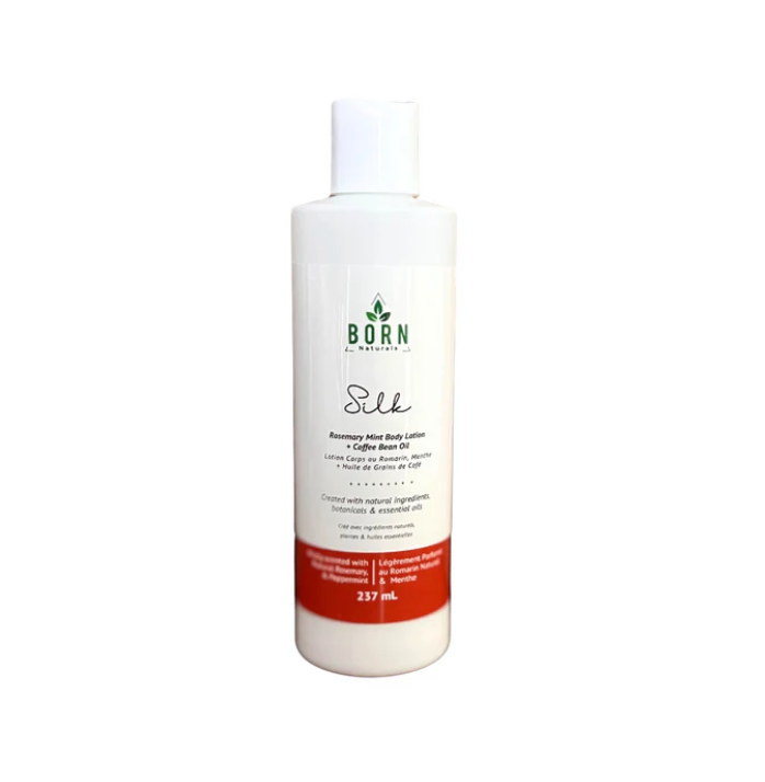 BORN Naturals SILK Rosemary Mint Body Lotion
