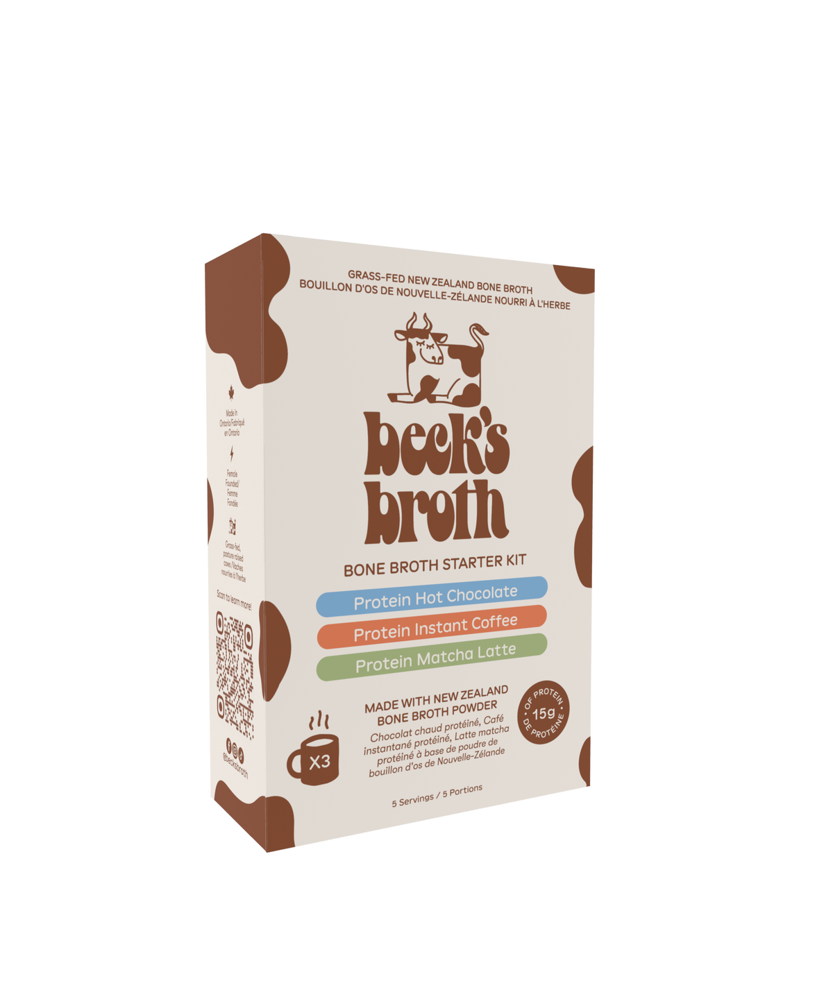 Beck's Broth Bone Broth Starter Kit - 3-Flavour Starter Kit