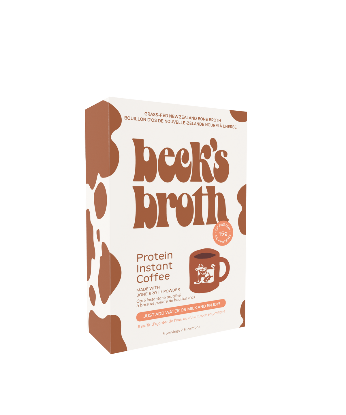 Beck's Broth Protein Instant Coffee - 5-Pack Box