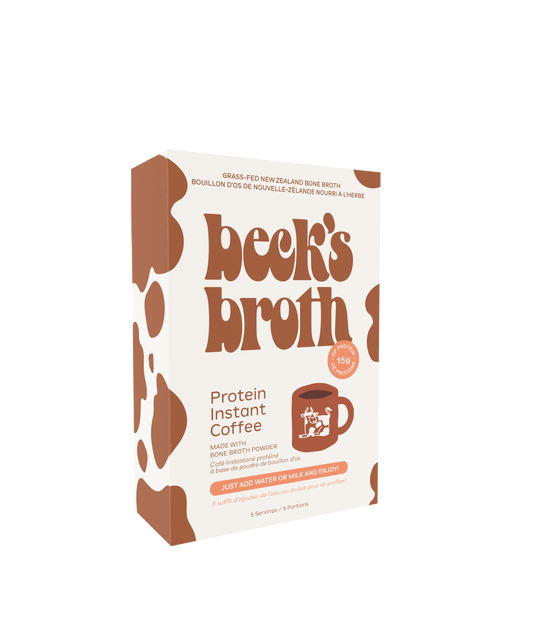 Beck's Broth Protein Instant Coffee - 5-Pack Box