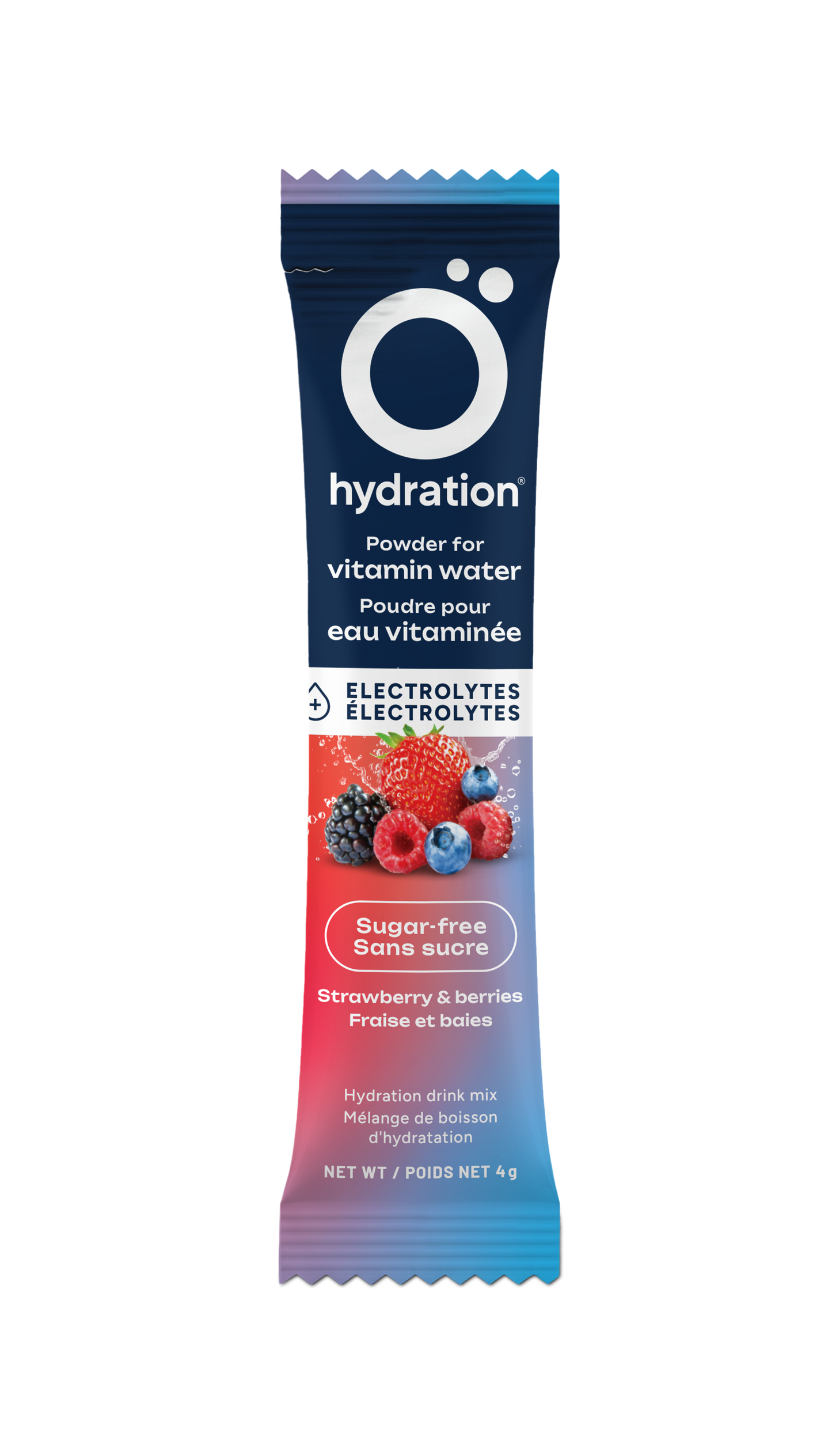 Ö Hydration Electrolyte Drink Mix Strawberry-Berries, Case of 10 Stick Packs