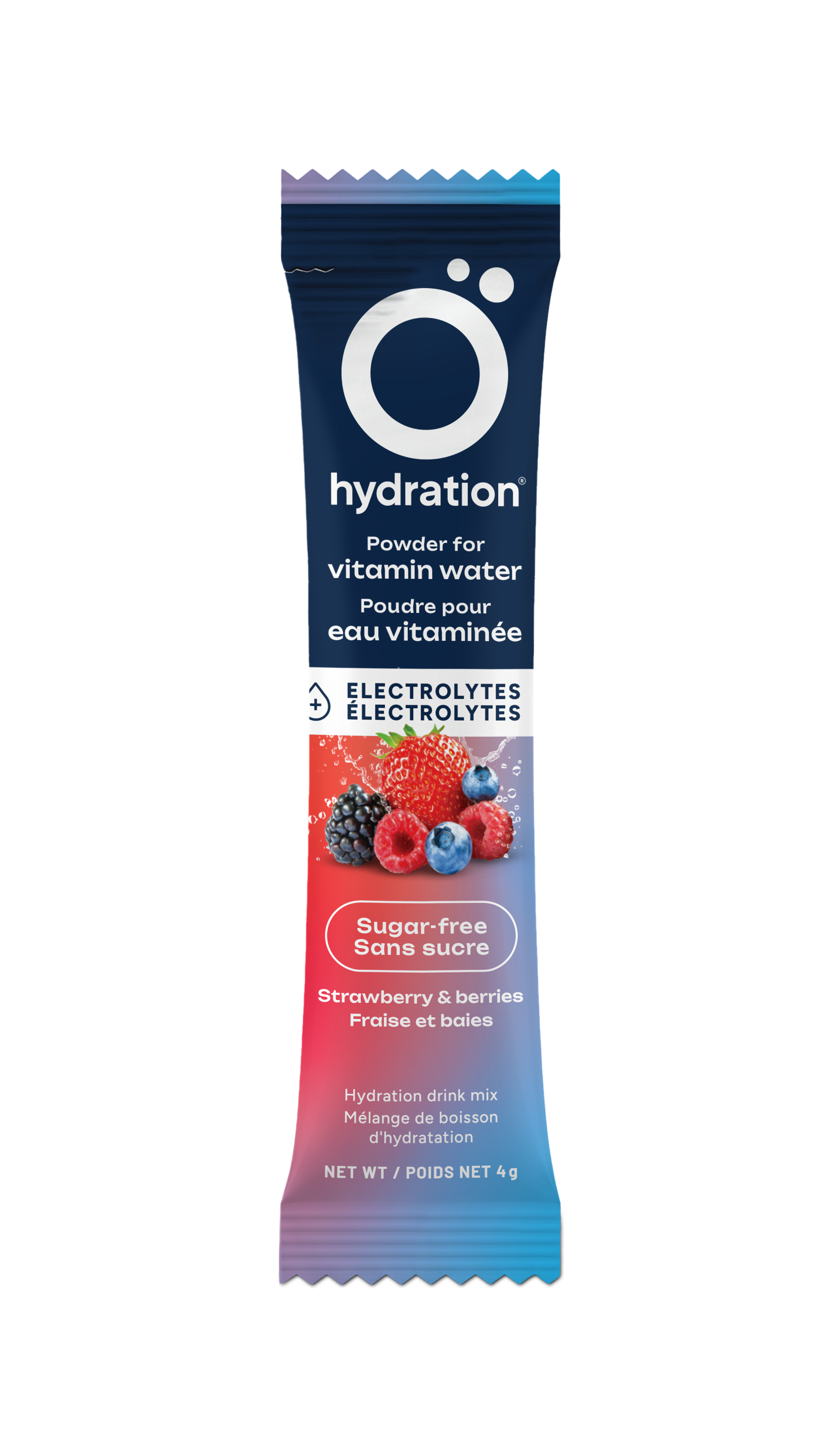 Ö Hydration Electrolyte Drink Mix Strawberry-Berries, Case of 10 Stick Packs