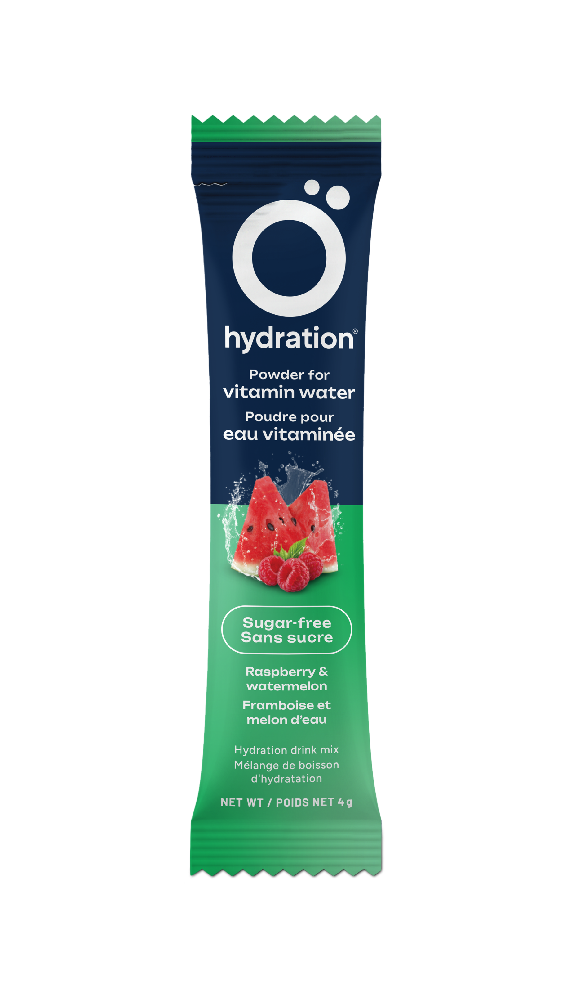 Ö Hydration Electrolyte Drink Mix Raspberry-Watermelon, Case of 10 Stick Packs