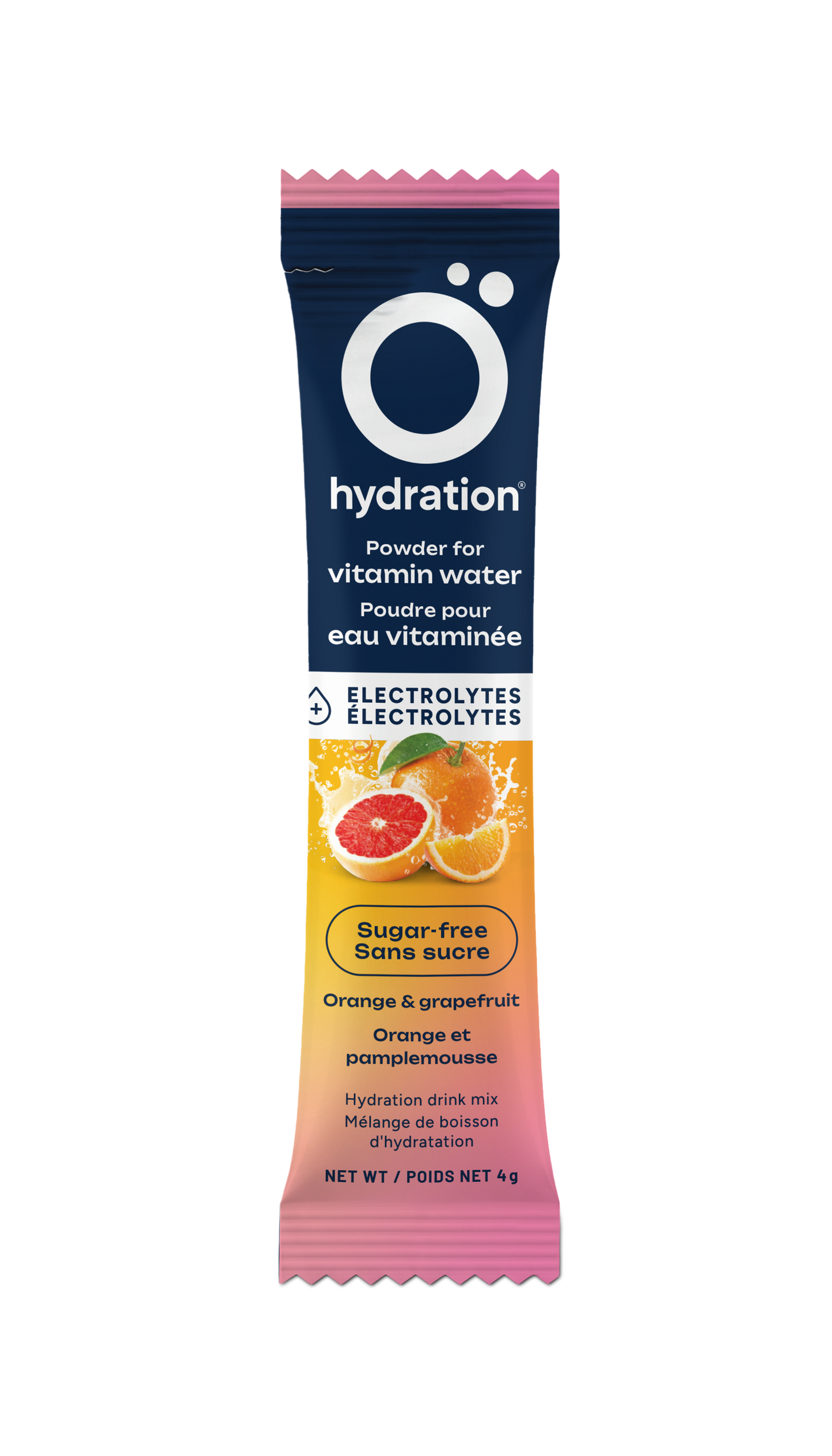 Ö Hydration Electrolyte Drink Mix Orange & Grapefruit, Case of 10 Stick Packs