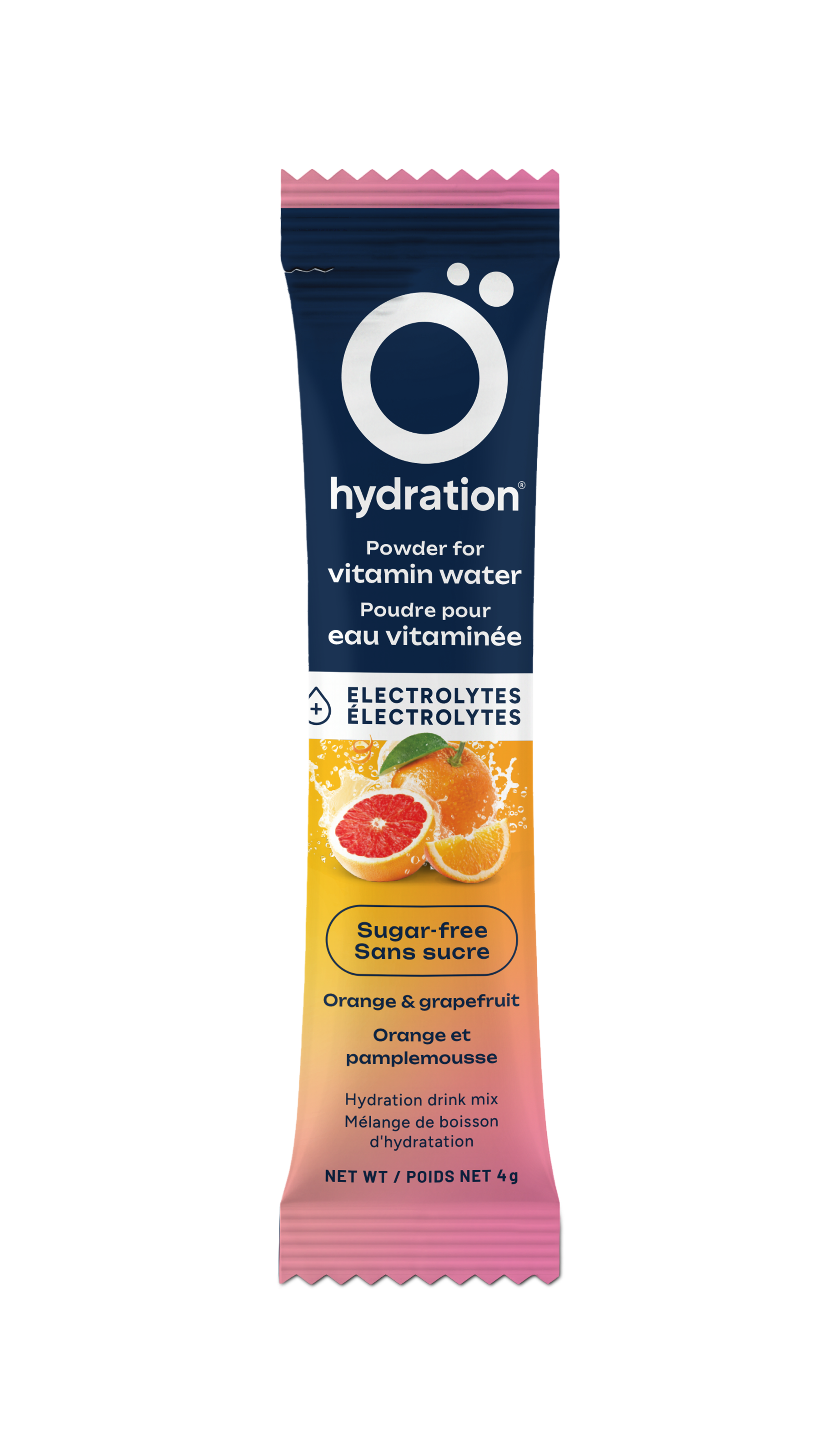 Ö Hydration Electrolyte Drink Mix Orange & Grapefruit, Case of 10 Stick Packs