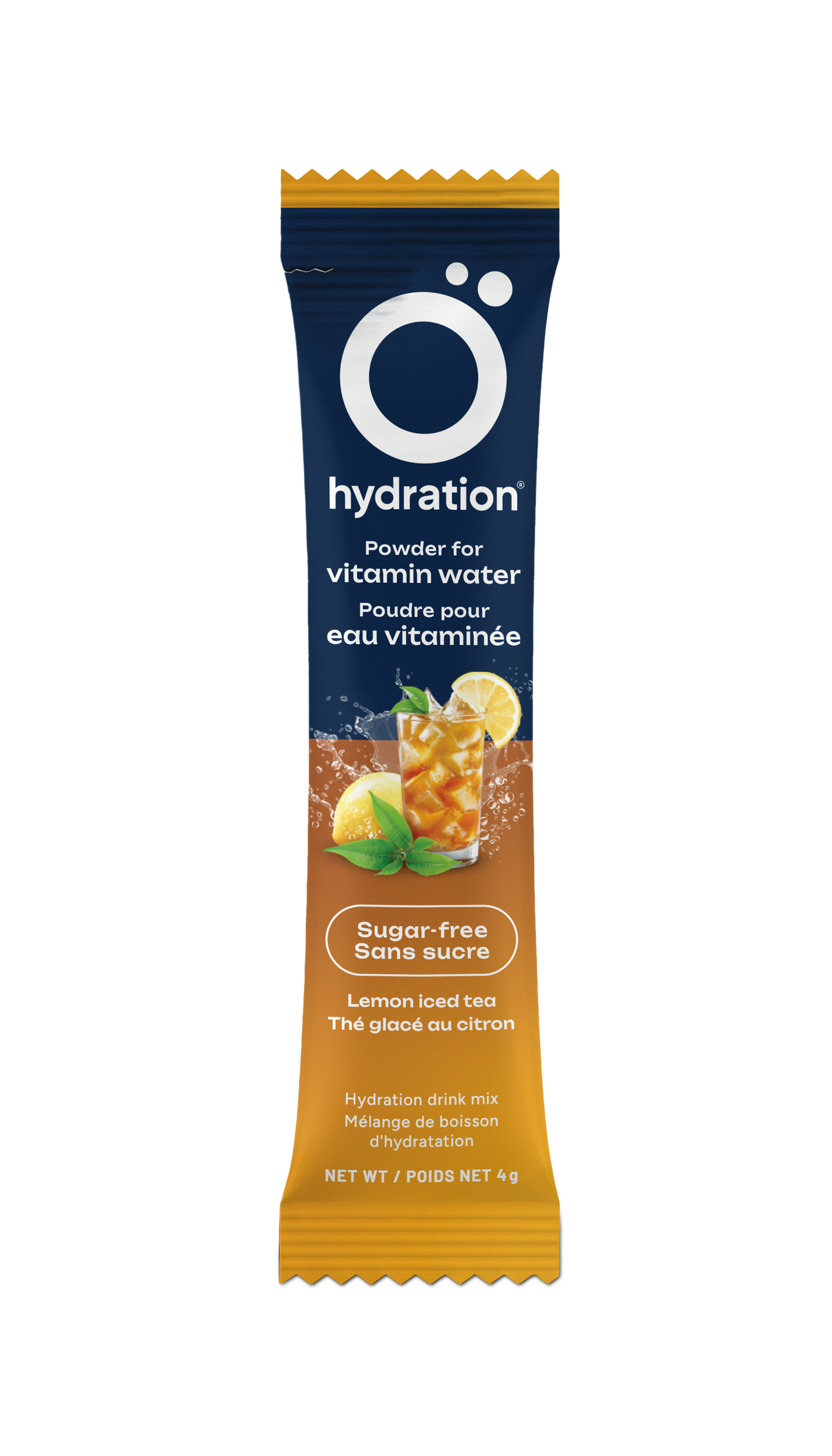 Ö Hydration Electrolyte Drink Mix Lemon Iced Tea, Case of 10 Stick Packs
