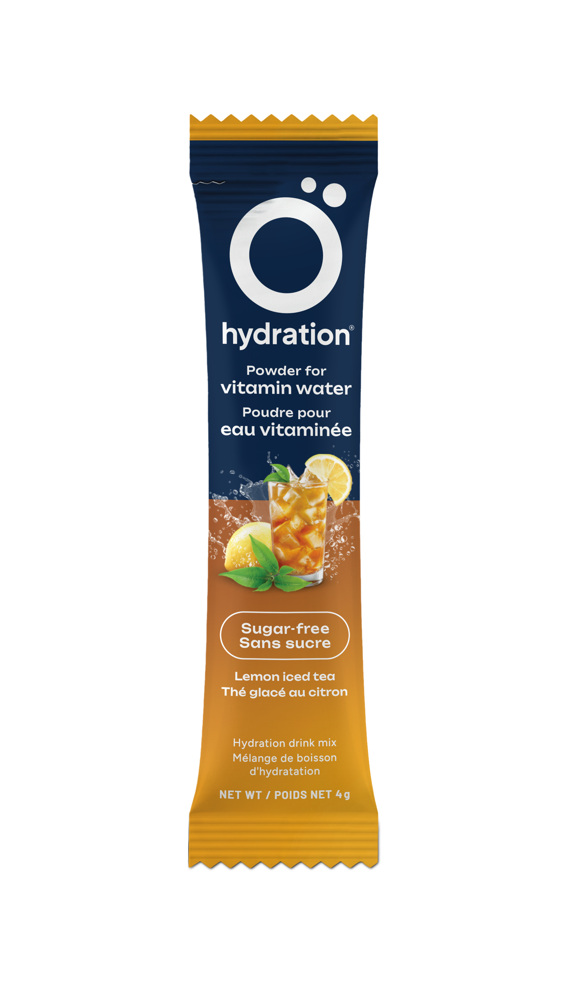 Ö Hydration Electrolyte Drink Mix Lemon Iced Tea, Case of 10 Stick Packs