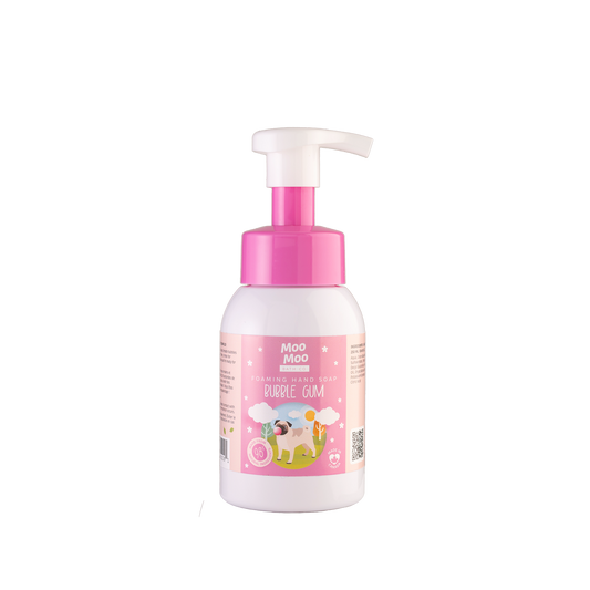 Moo Moo Bath Co Kids Foaming Hand Soap, 4 Fun Scents, 250ml - Bubble Gum