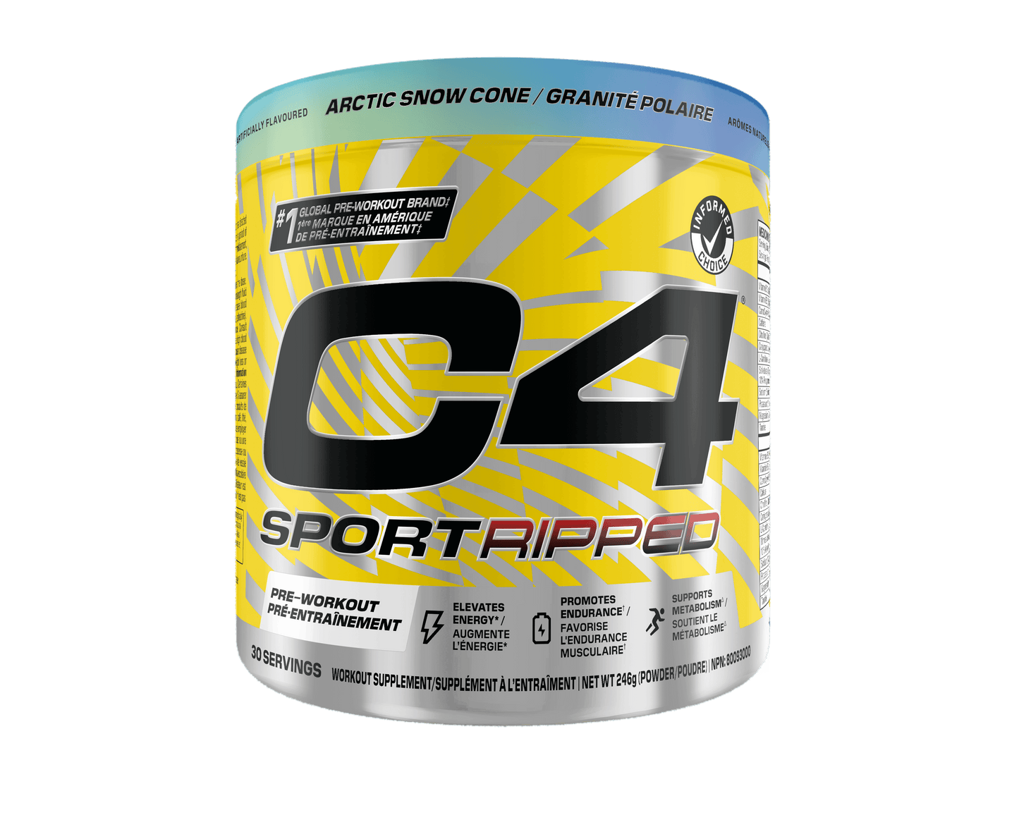 C4 Ripped Sport Pre-Workout Arctic Snow Cone