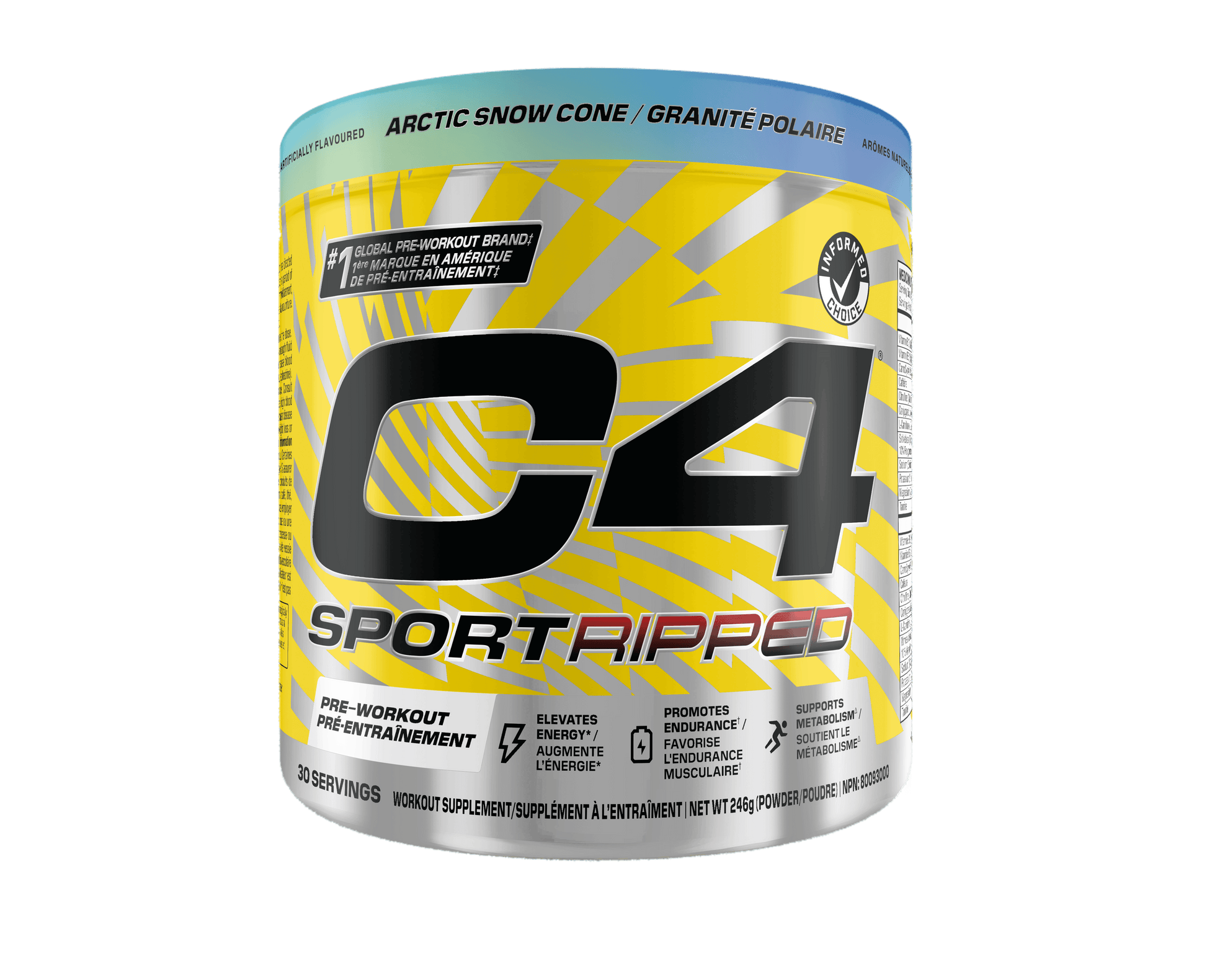 C4 Ripped Sport Pre-Workout Arctic Snow Cone