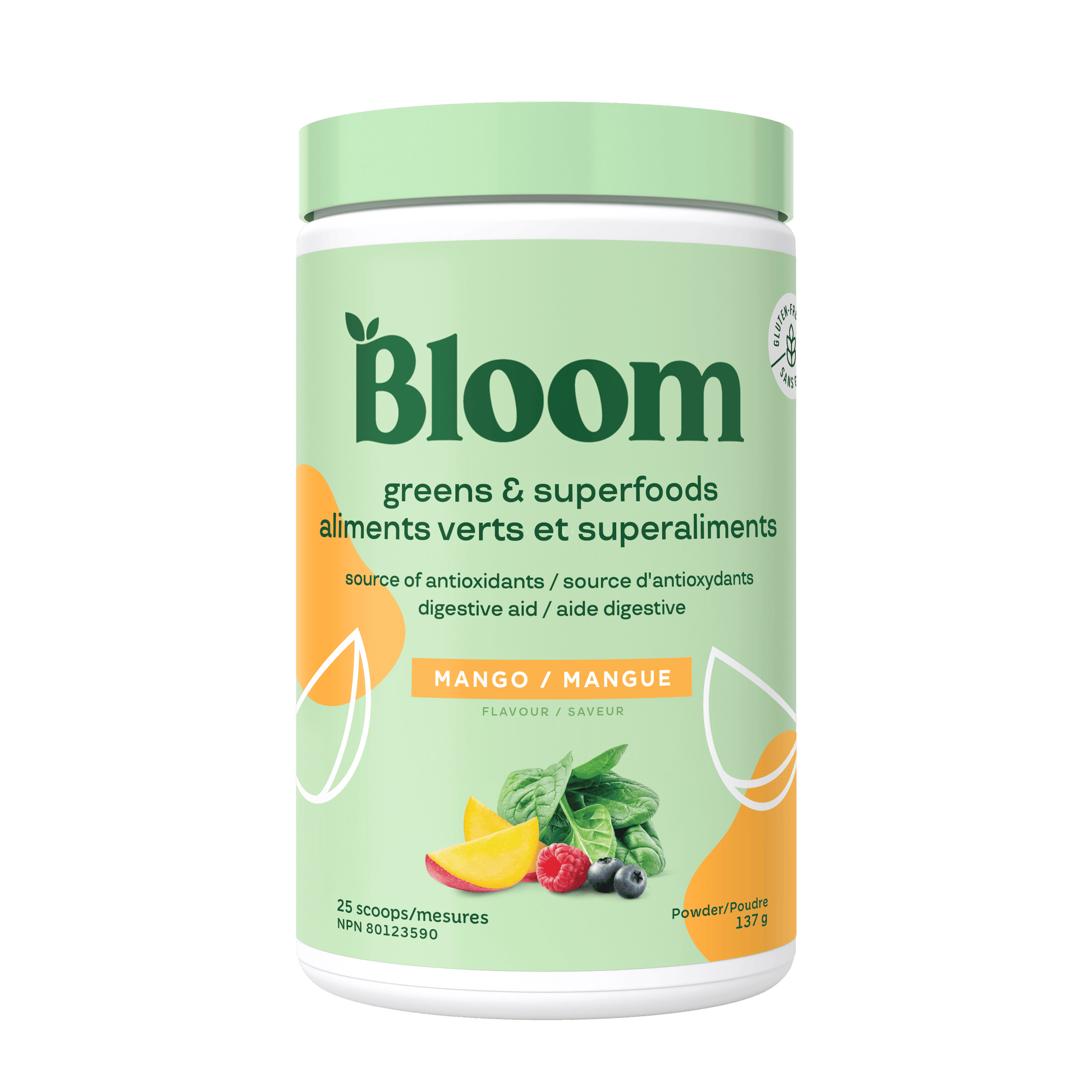 Bloom Greens & Superfoods Mango powder