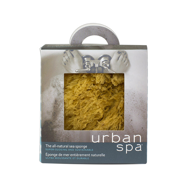 Urban Spa All-Natural Sea Sponge, Unbleached Natural Sea Sponge for a Soft Body Wash