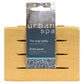 Urban Spa Soap Caddy, Slotted Beechwood Soap Dish That Drains Water