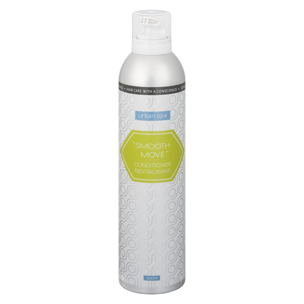 Urban Spa Conditioner 300ml, Moisture Magnet, Smooth Move or Speaks Volumes, Lightweight Daily Conditioner in a Recyclable Aluminum Bottle - Smooth Move