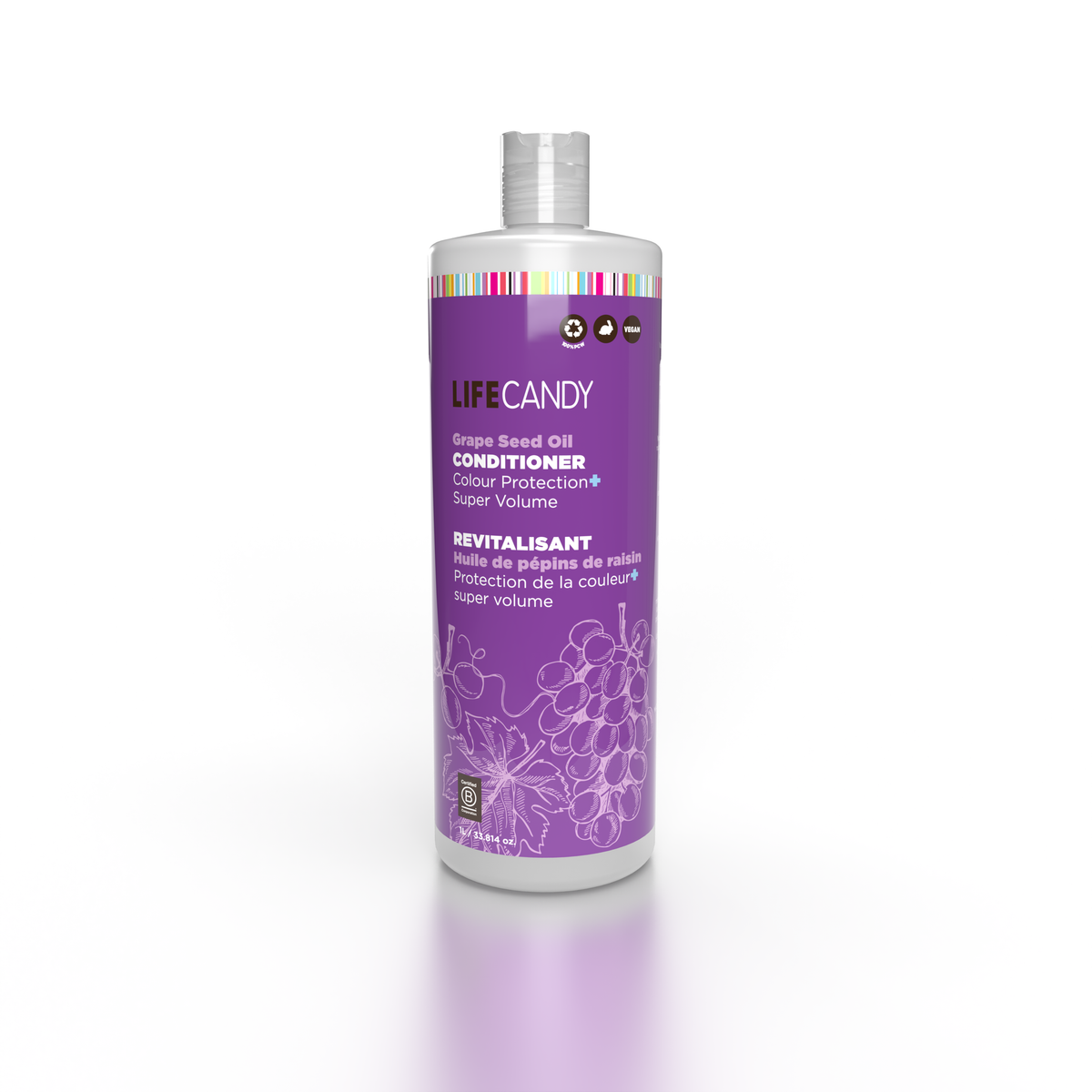 Urban Spa Conditioner 1L, Colour-Friendly Daily Conditioner with Plant Oils, Rice Water and Flax, Aloe and Hemp, Avocado, Grape Seed or Sunflower - Grape Seed Oil