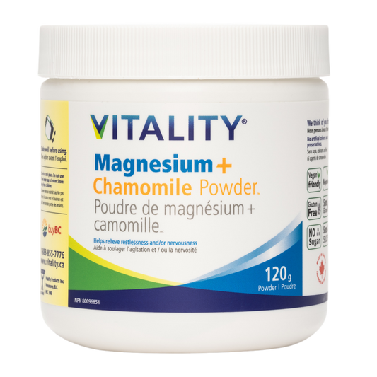 Vitality Magnesium + Chamomile Powder 120g Tub