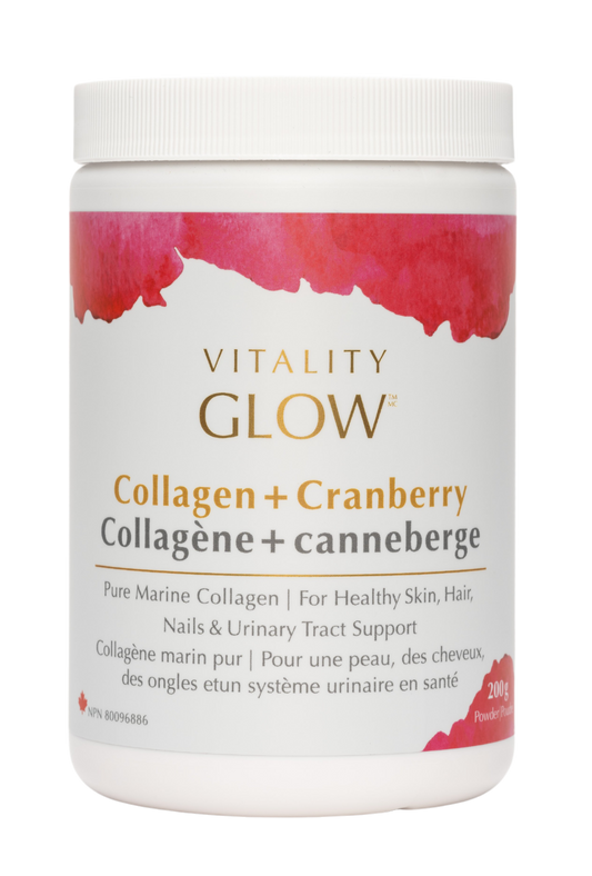 Vitality GLOW Collagen + Cranberry 200g Tub