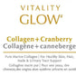 Vitality GLOW Collagen + Cranberry Box of 5 Sachets